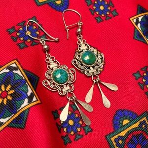 Peruvian Silver Earrings